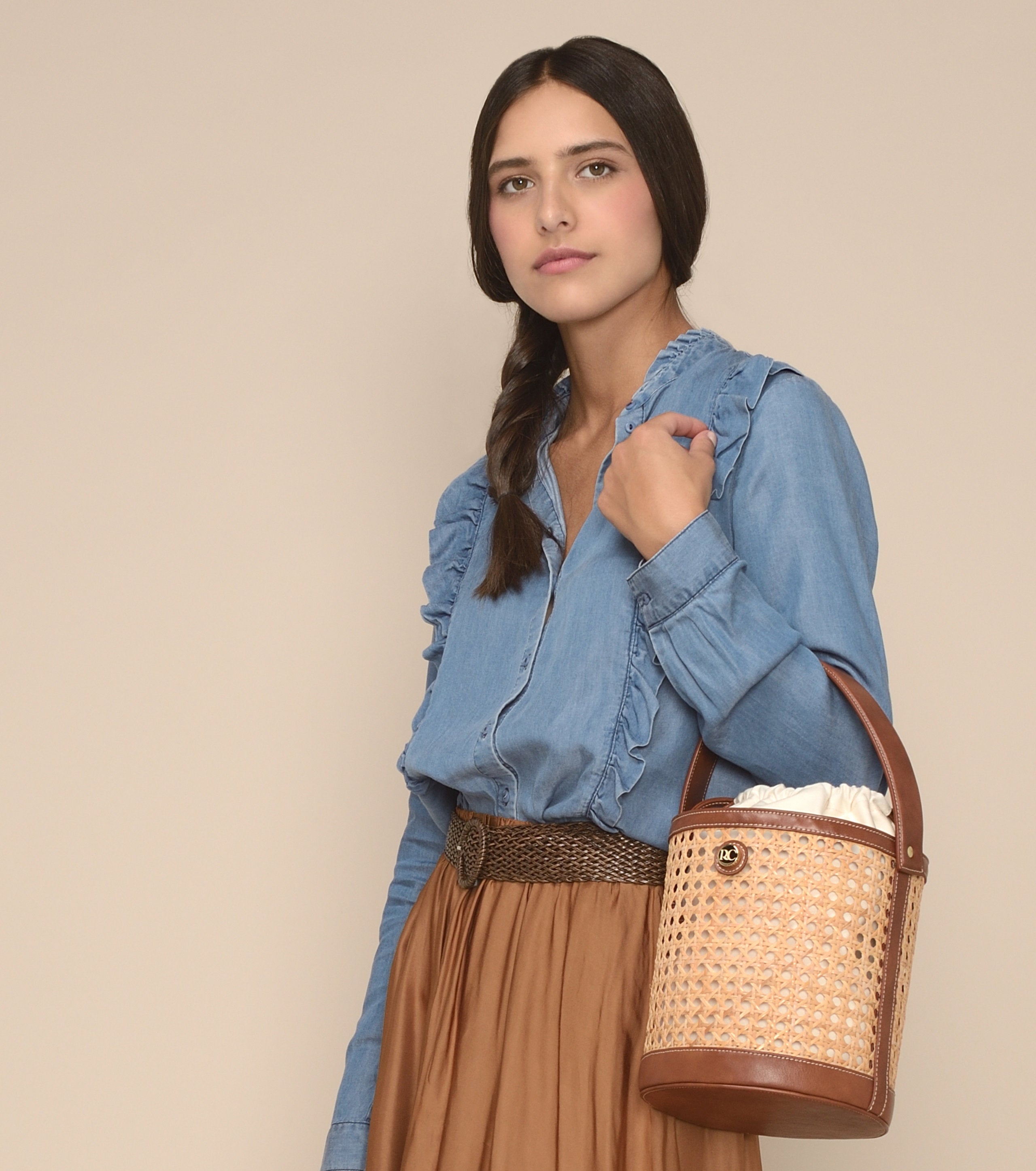 Bali bucket bag in straw – RIVE CLAIRE